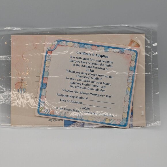 Cherished Teddies Erica "Friends Are Always Pulling For You" (176028) 1996 - Picture 8 of 9